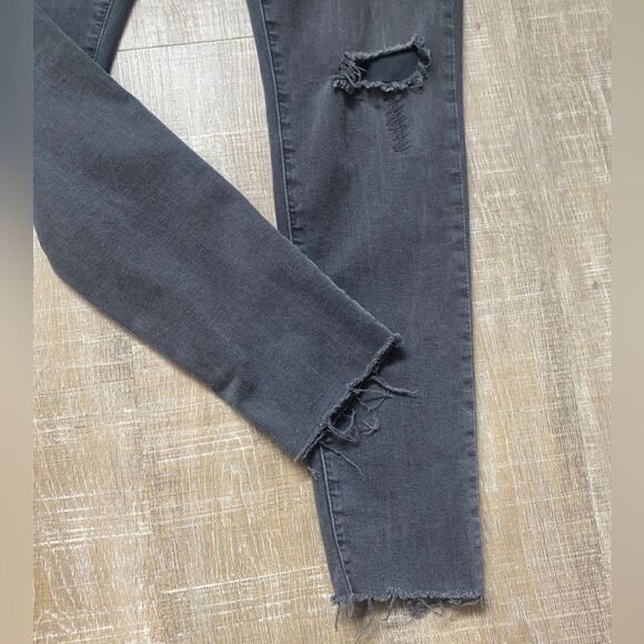 Y2K AG Adriano Goldschmied The Legging Ankle Slim Skinny Jeans 31 Faded Grunge - Picture 4 of 16